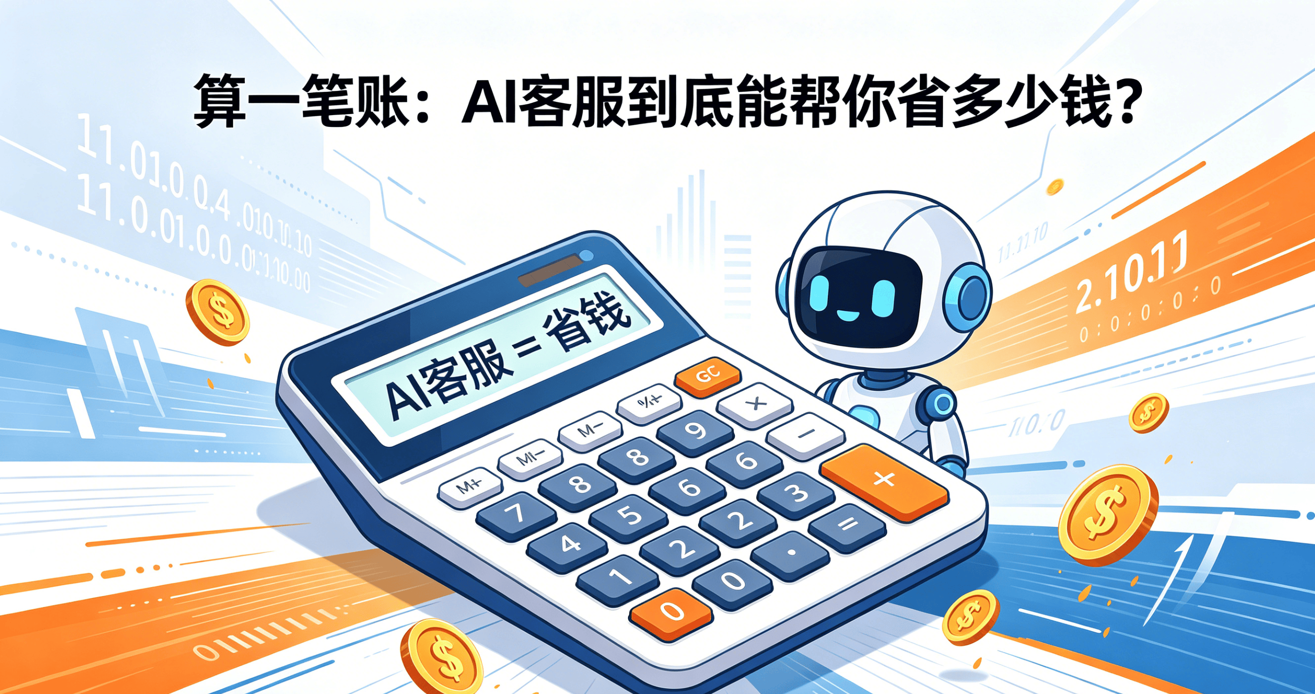 算一笔账：AI客服到底能帮你省多少钱？90%的老板都算错了 